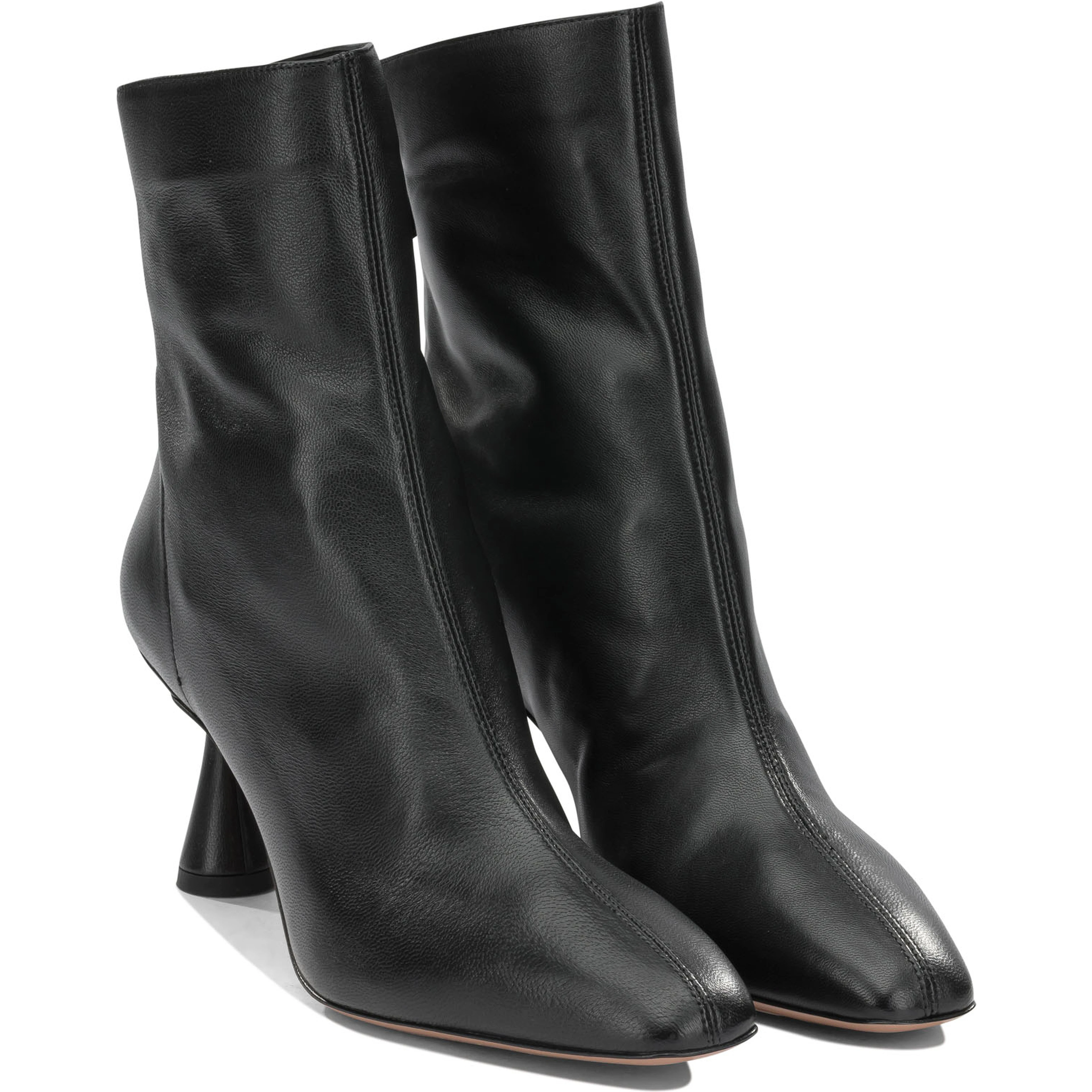 "Amore 75 mm" Ankle Boots with Zipper