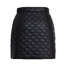 Quilted wrap skirt