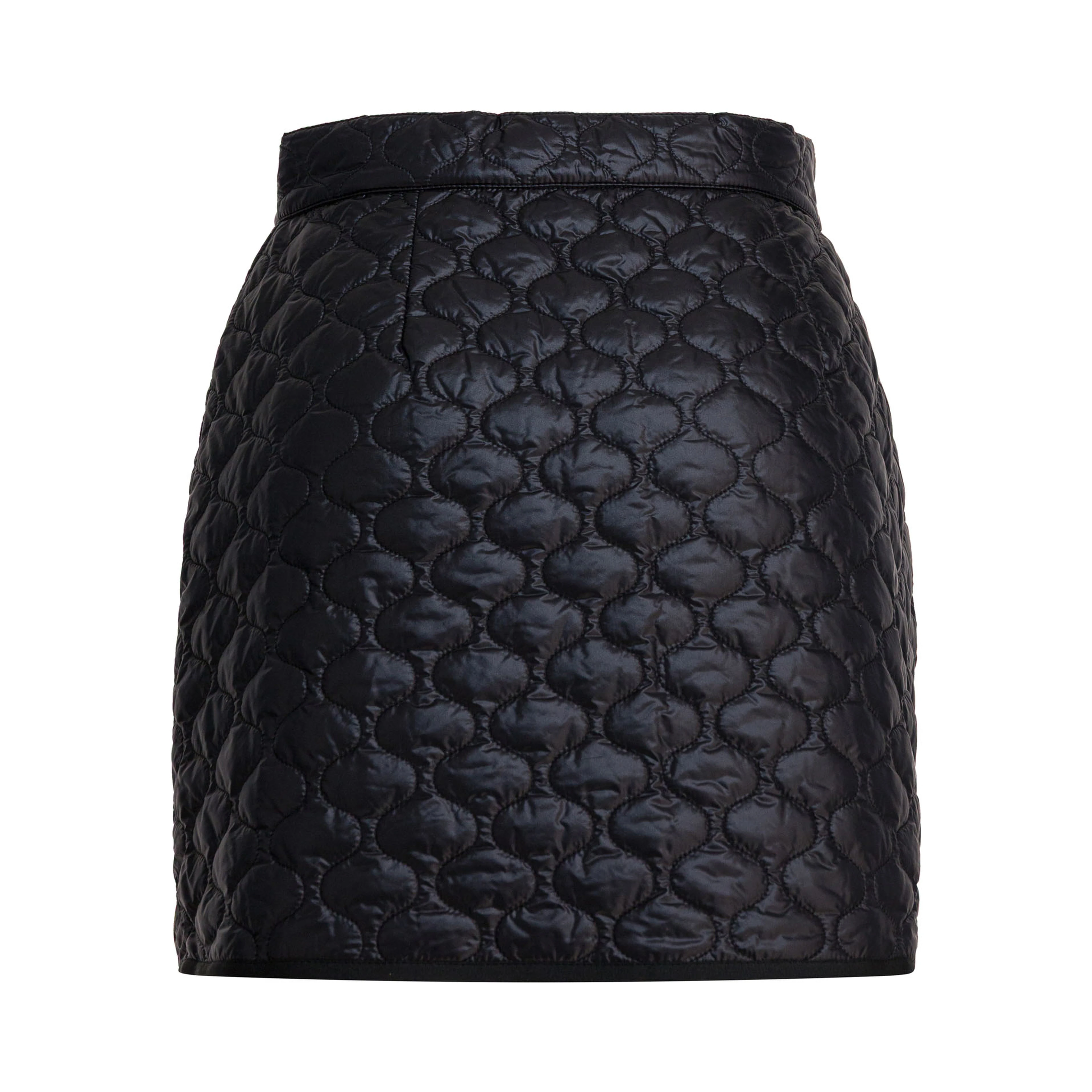 Quilted wrap skirt