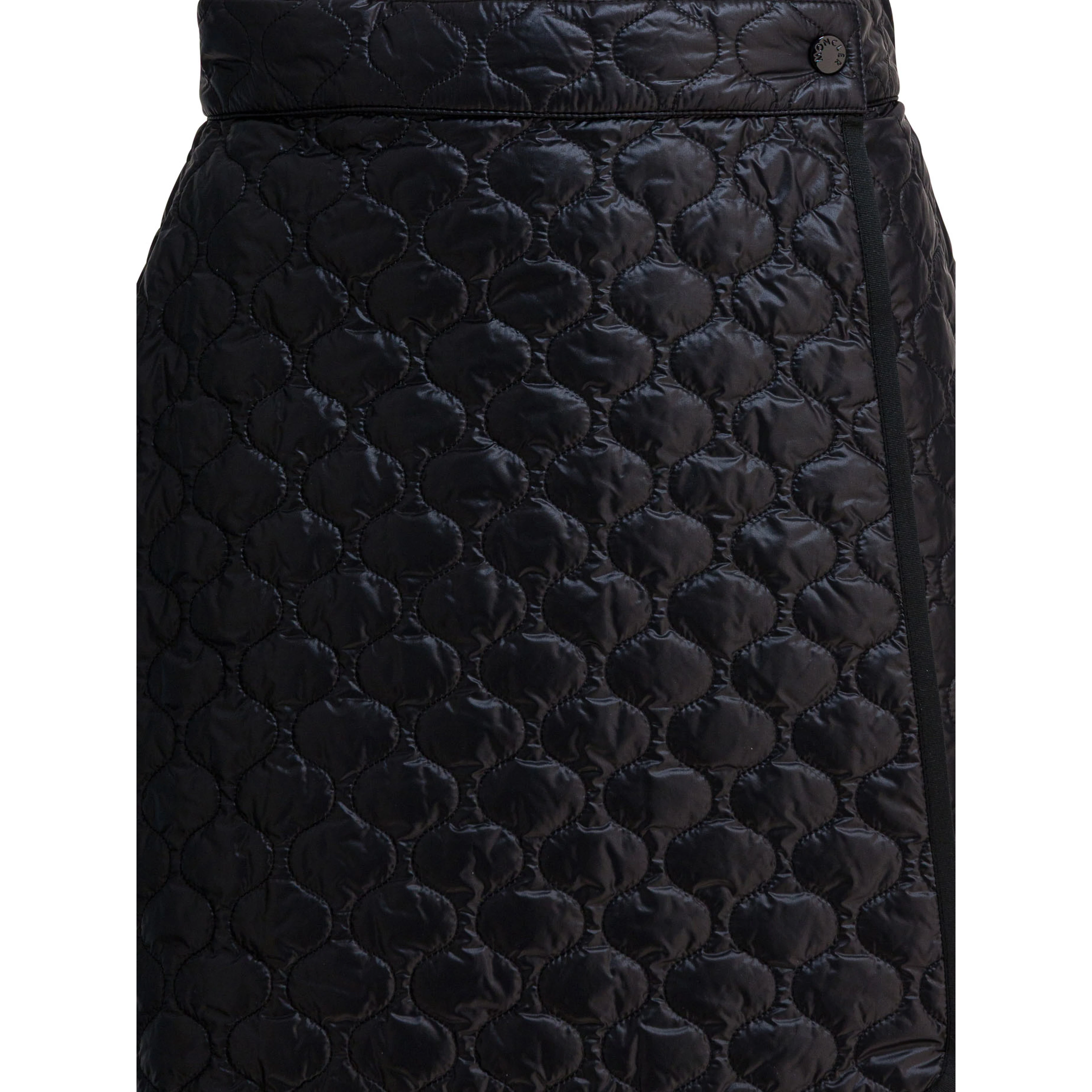 Quilted wrap skirt
