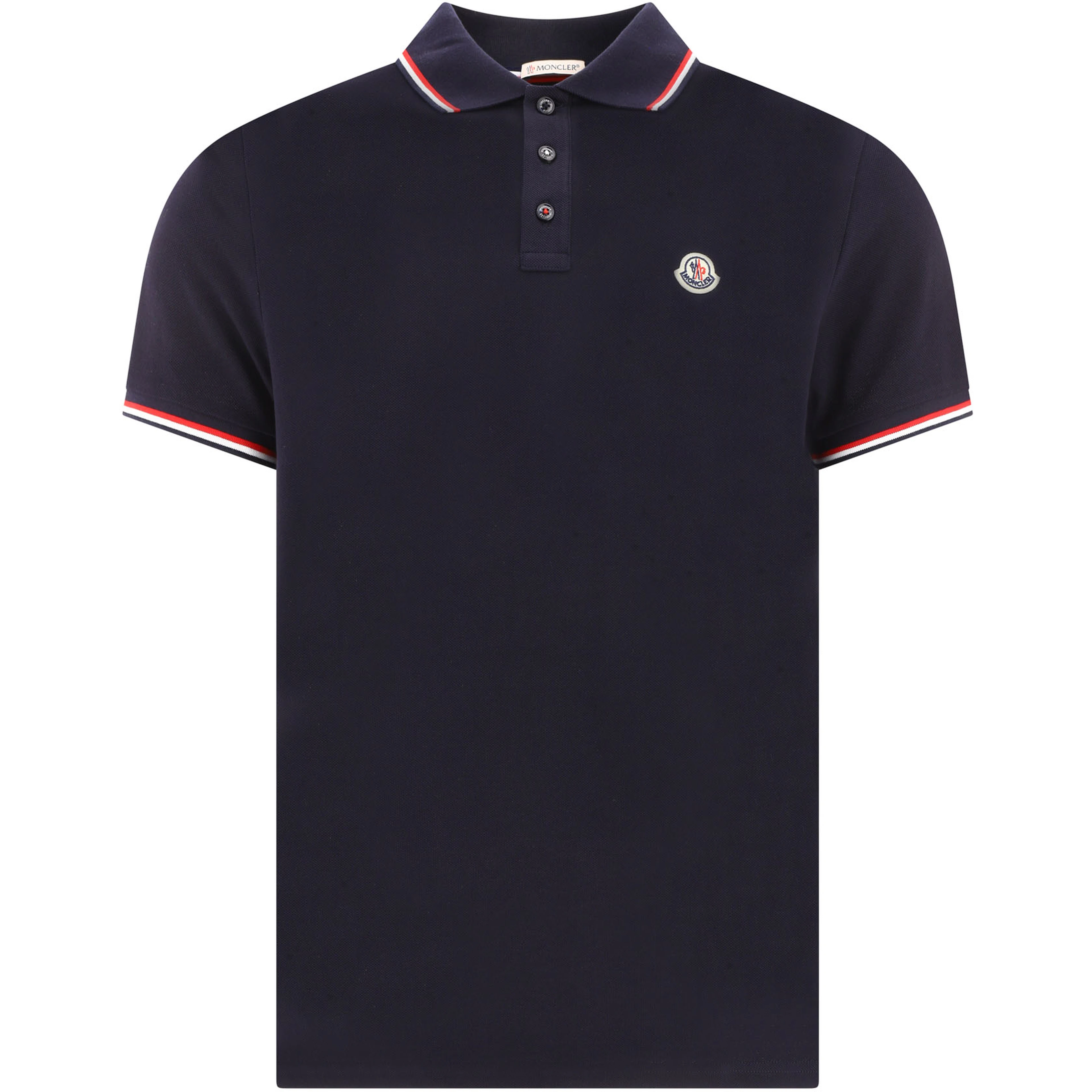 Button-down polo shirt with logo
