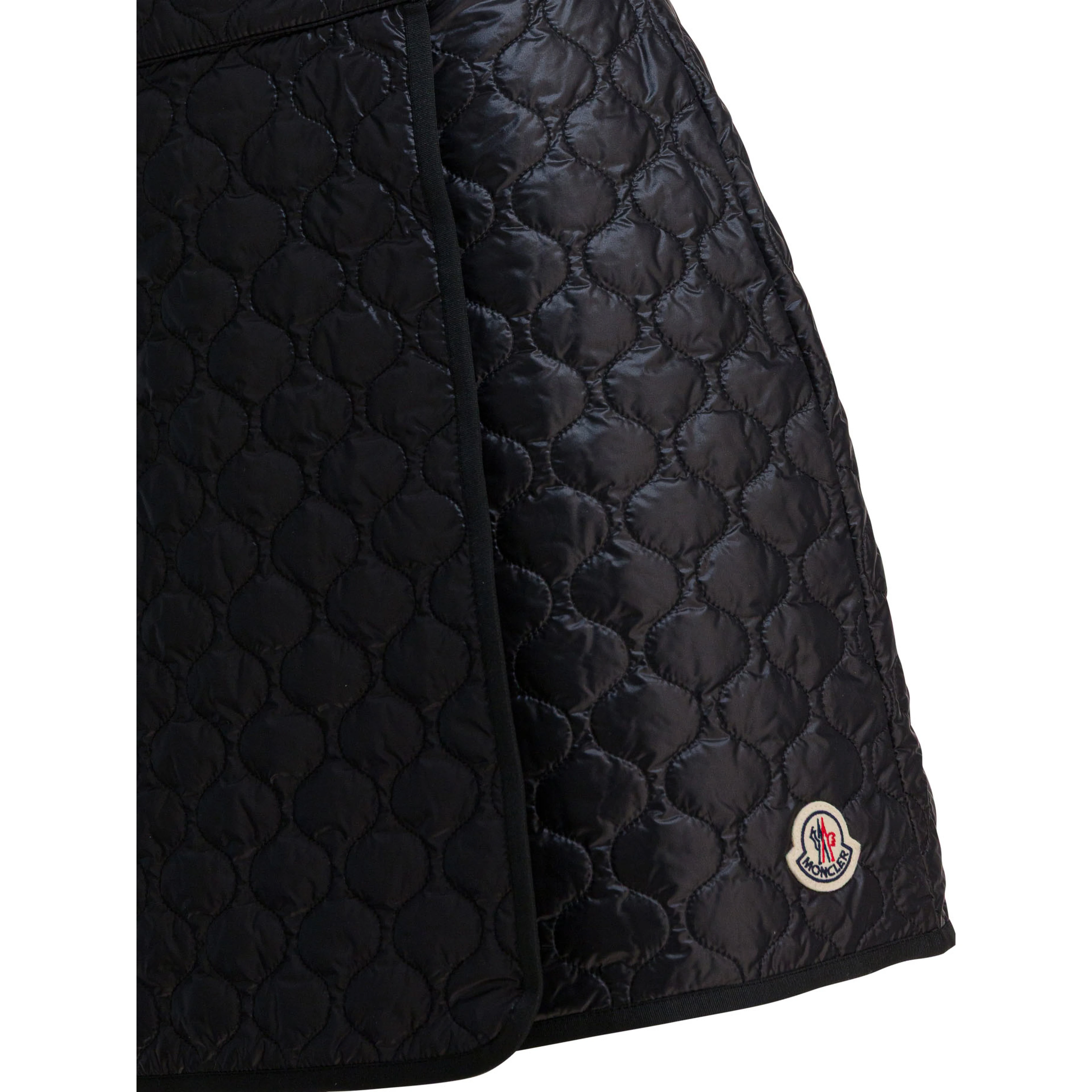 Quilted wrap skirt