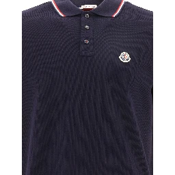 Button-down polo shirt with logo
