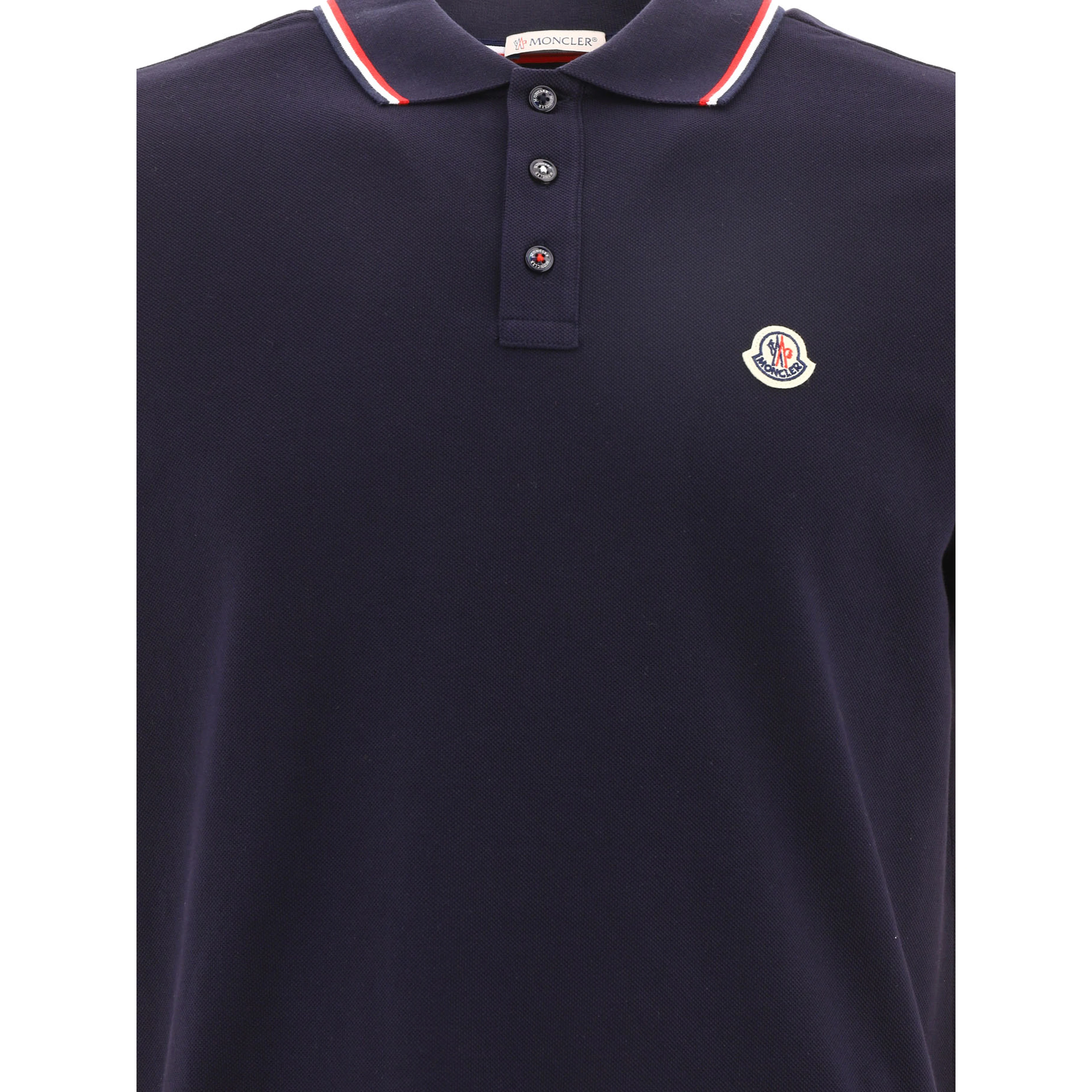 Button-down polo shirt with logo