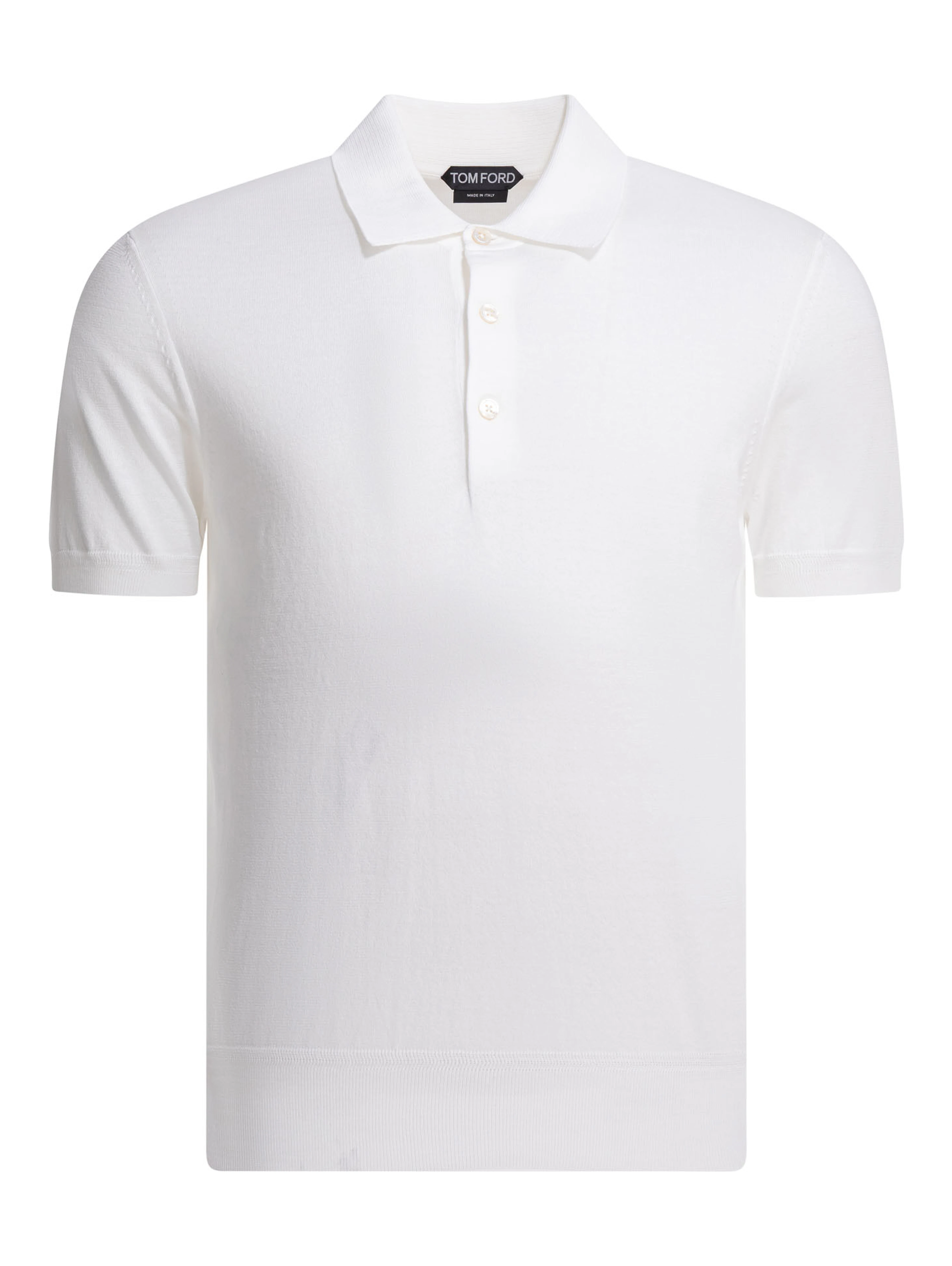 Cotton knit polo shirt
