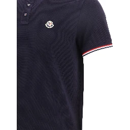 Button-down polo shirt with logo