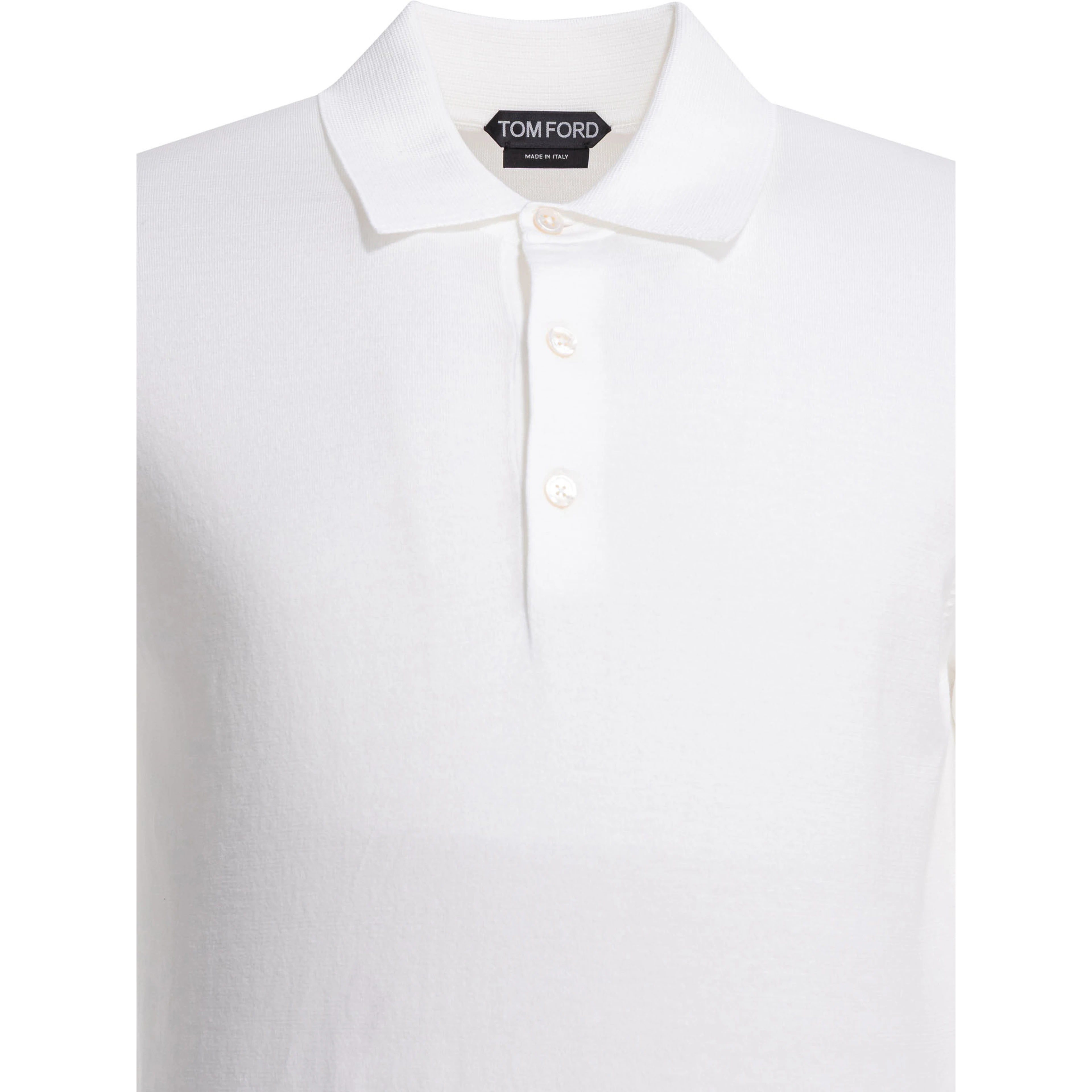 Cotton knit polo shirt