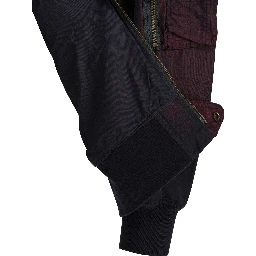 Solid-colored bomber jacket