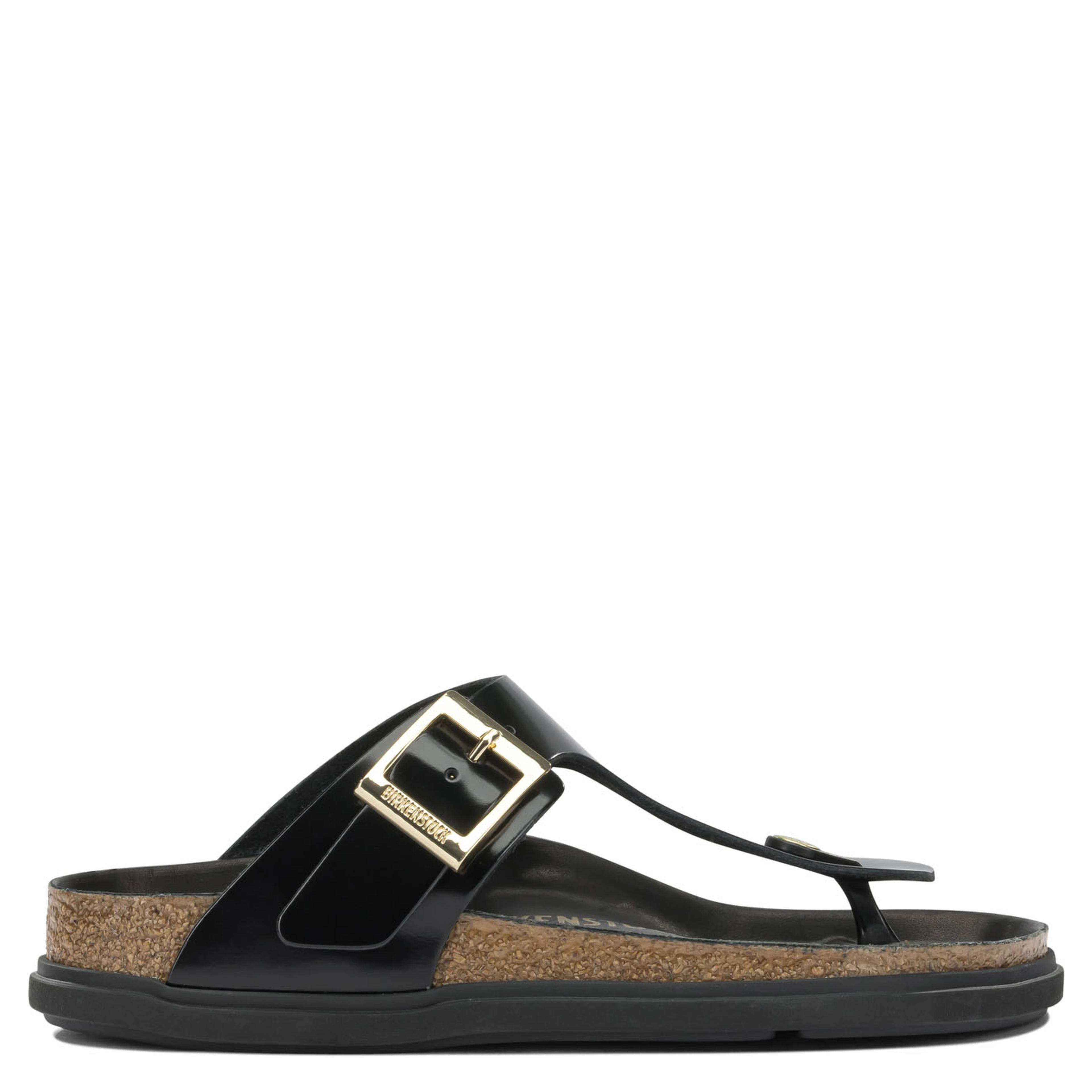 "Gizeh Droplet Buckle" low sandals