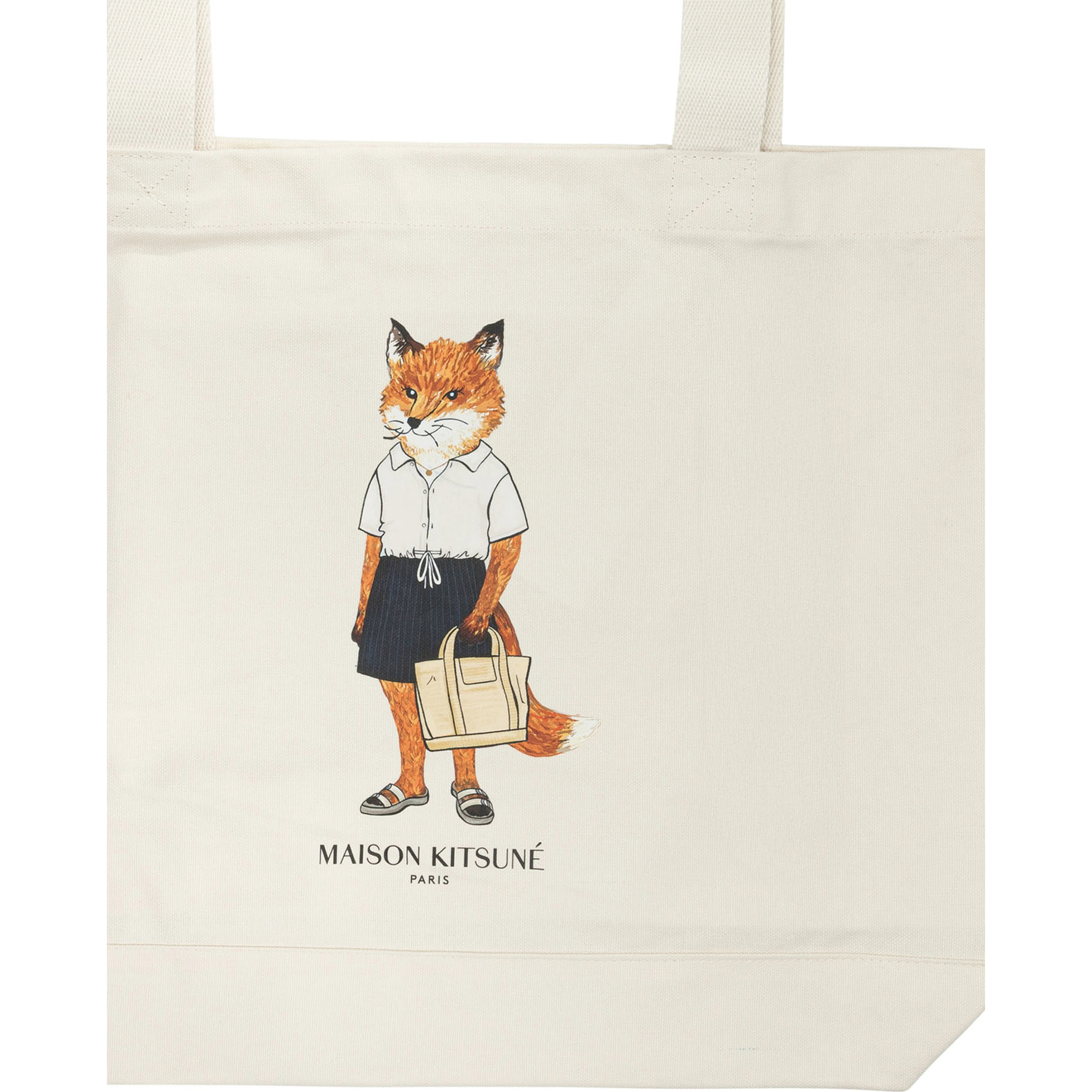 "Dressed Fox" large shoulder bag
