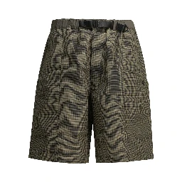 Plaid cargo shorts