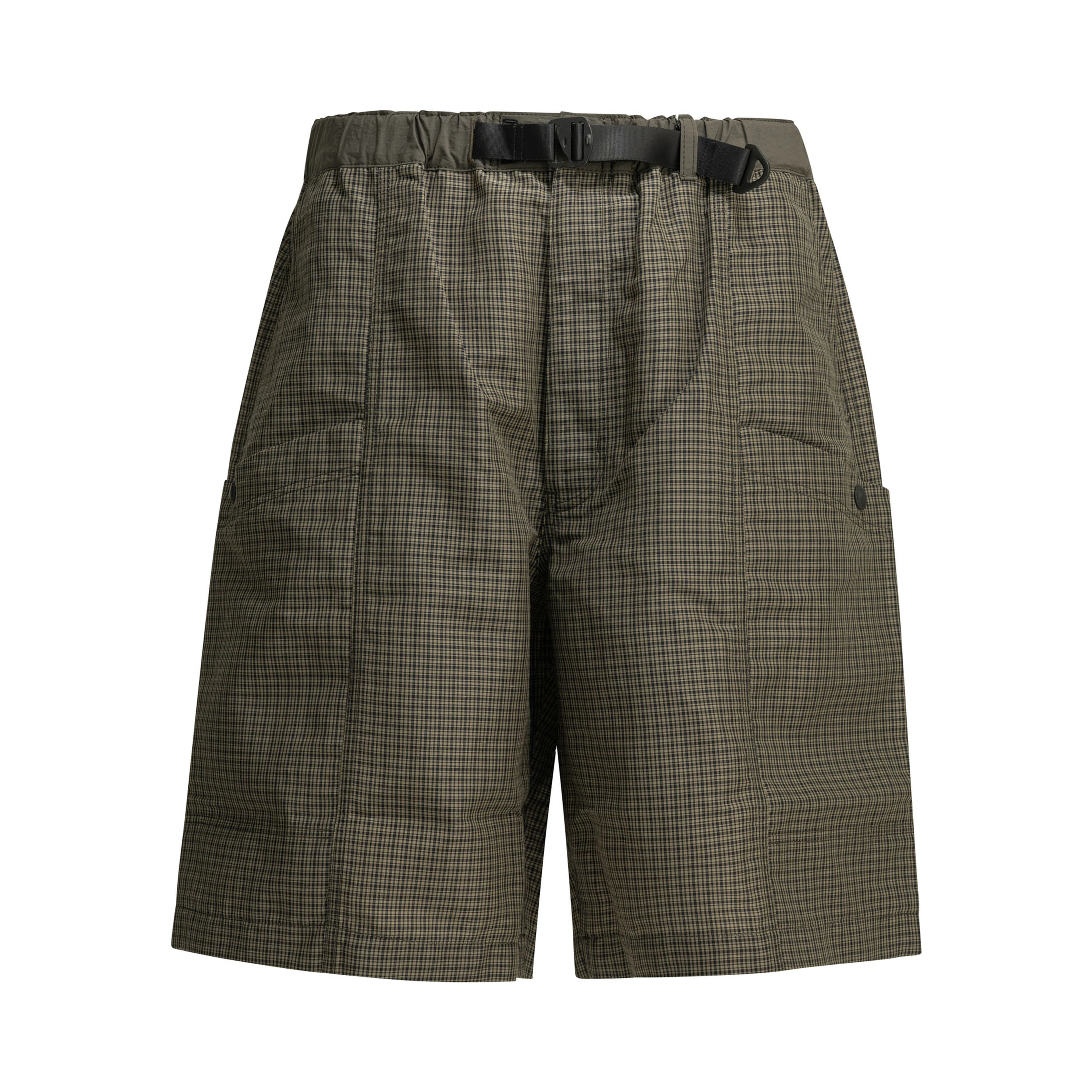 Plaid cargo shorts