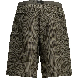 Plaid cargo shorts