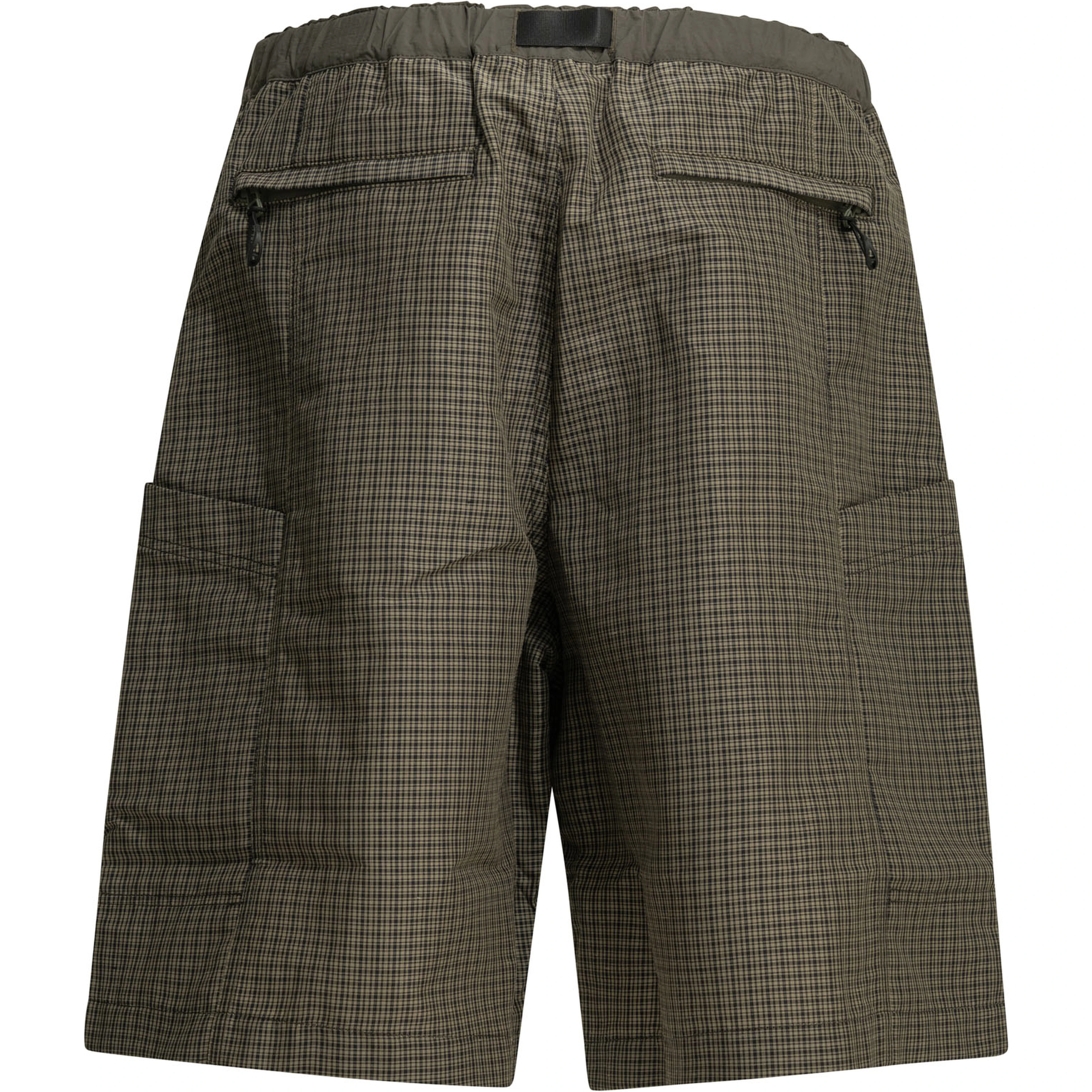 Plaid cargo shorts
