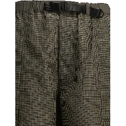 Plaid cargo shorts