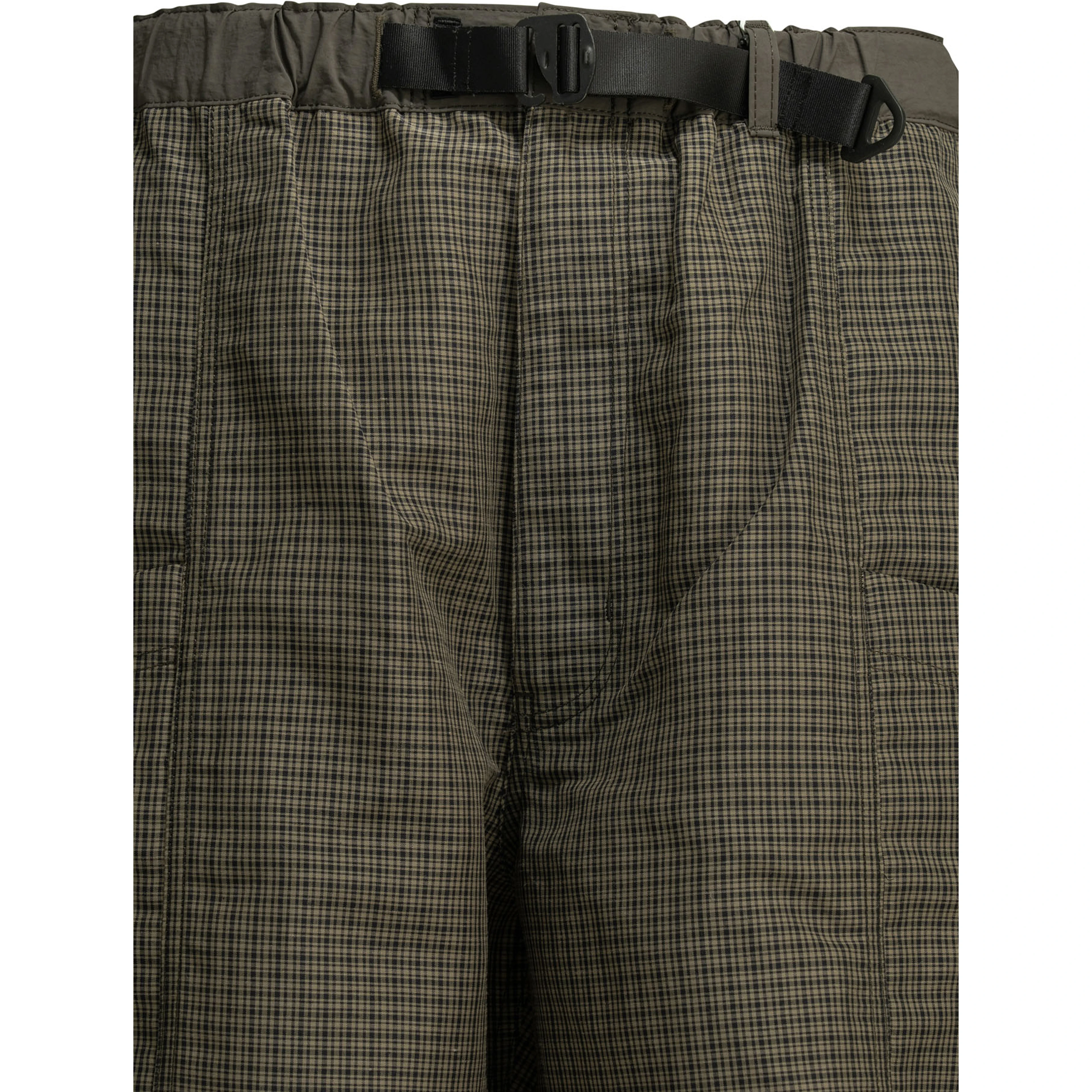 Plaid cargo shorts