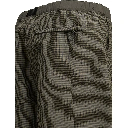 Plaid cargo shorts