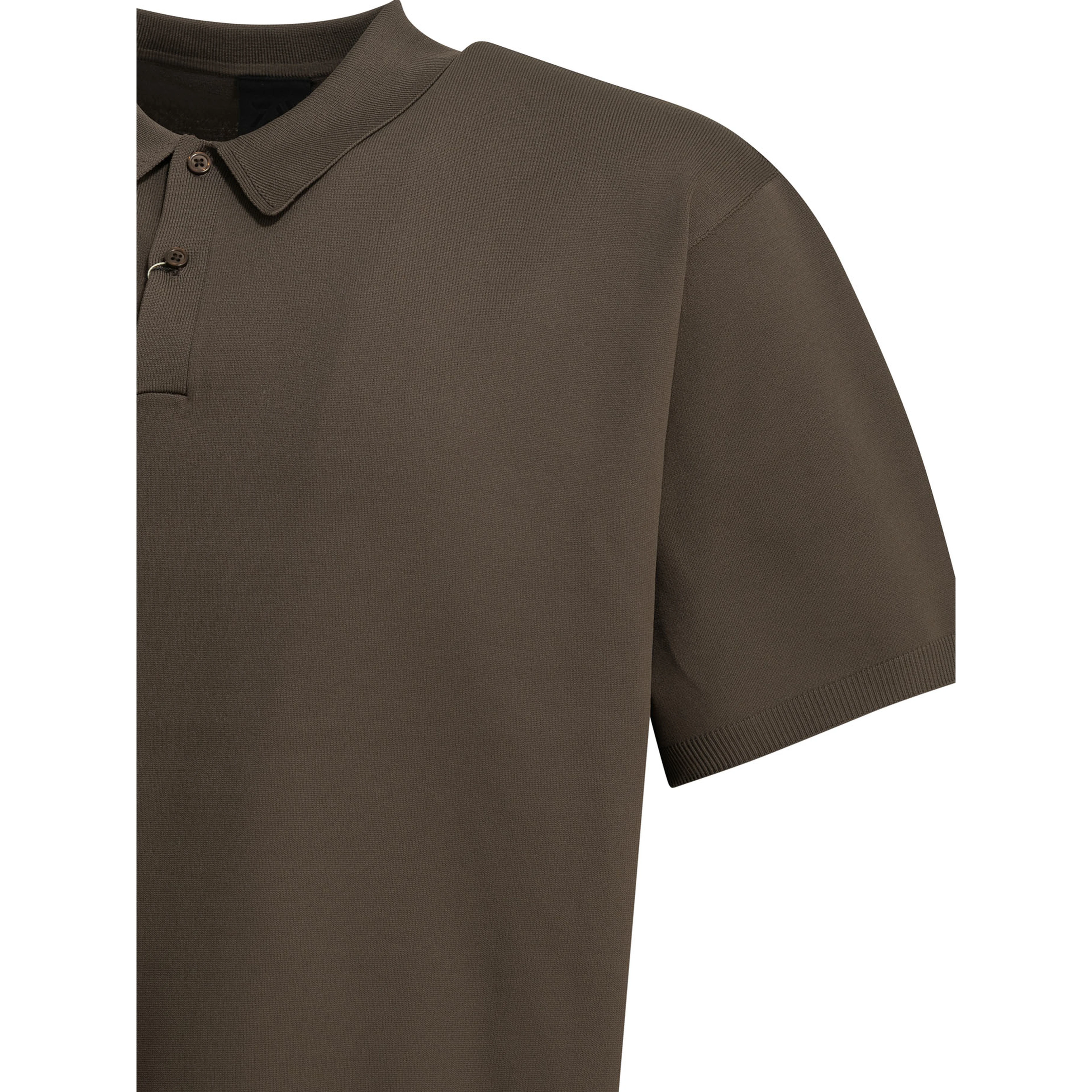 "Tech Knit" Polo shirt with buttons