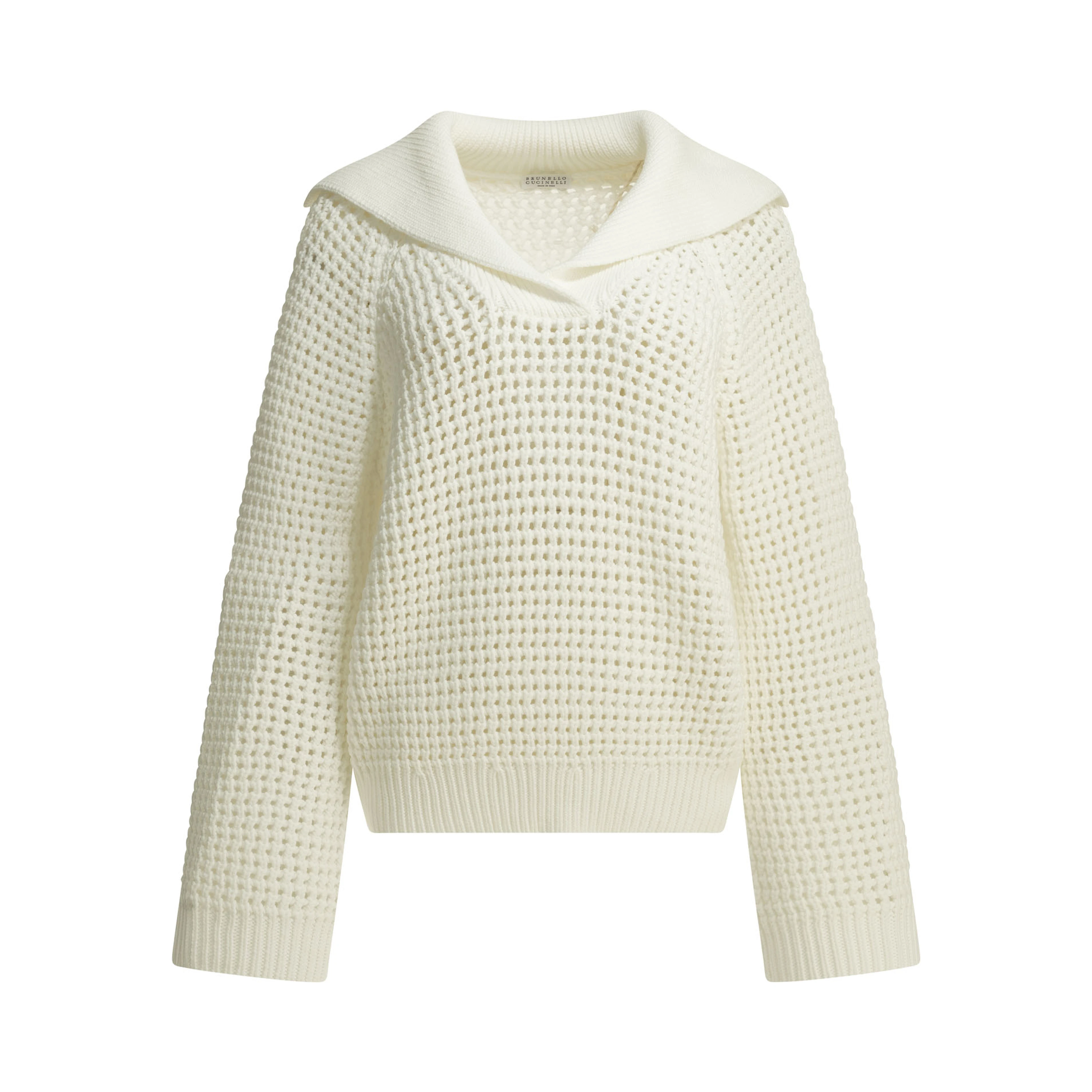 Cotton V-neck sweater