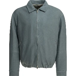 Nubuck leather jacket