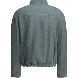 Nubuck leather jacket