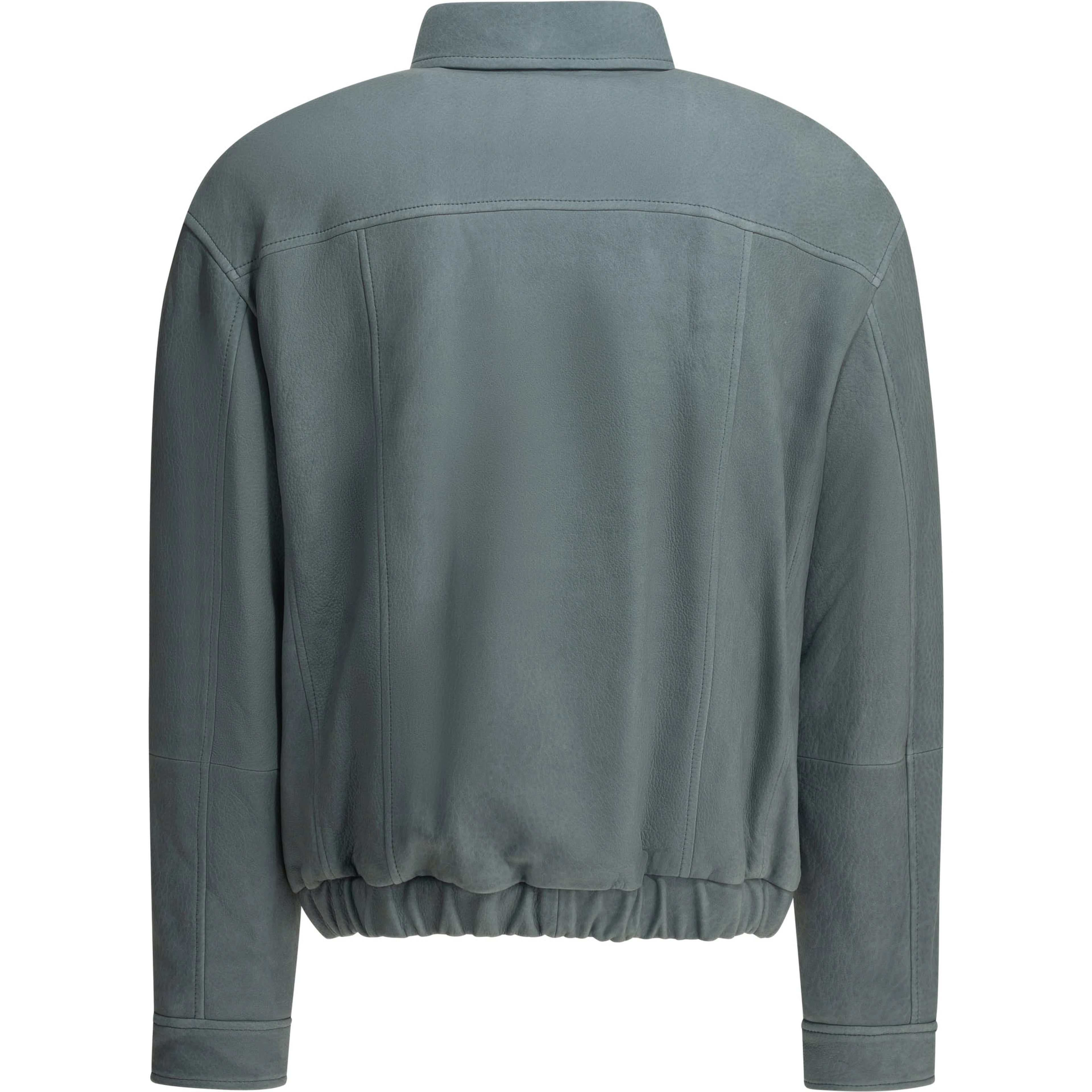 Nubuck leather jacket