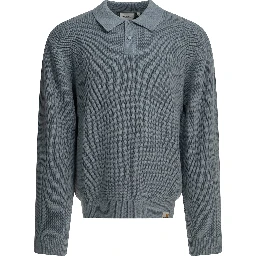 "Miles" polo sweater