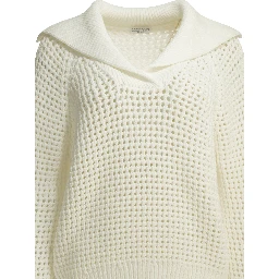 Cotton V-neck sweater