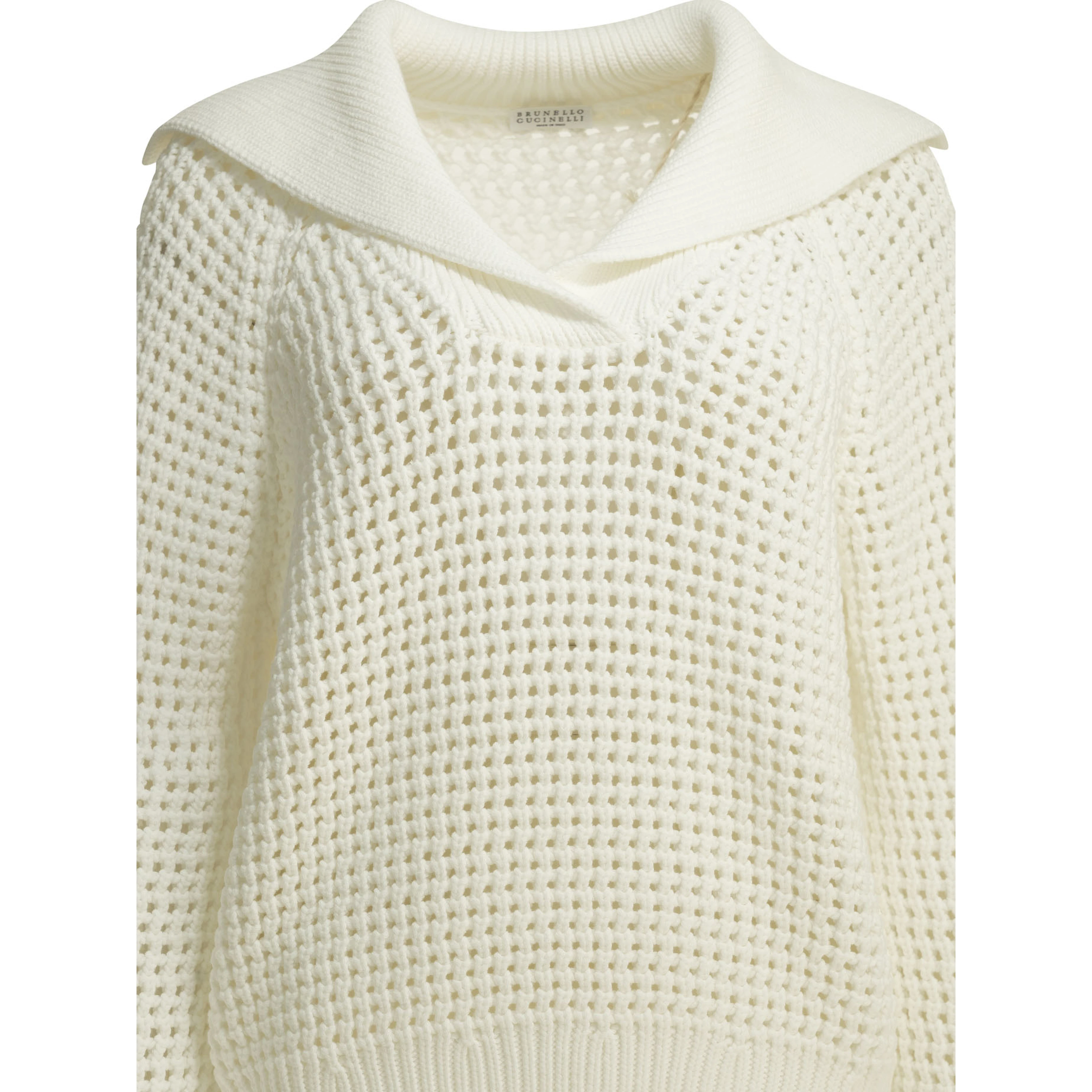 Cotton V-neck sweater
