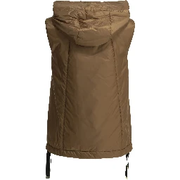 Water-repellent sleeveless jacket