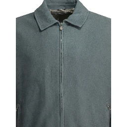 Nubuck leather jacket