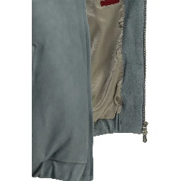 Nubuck leather jacket