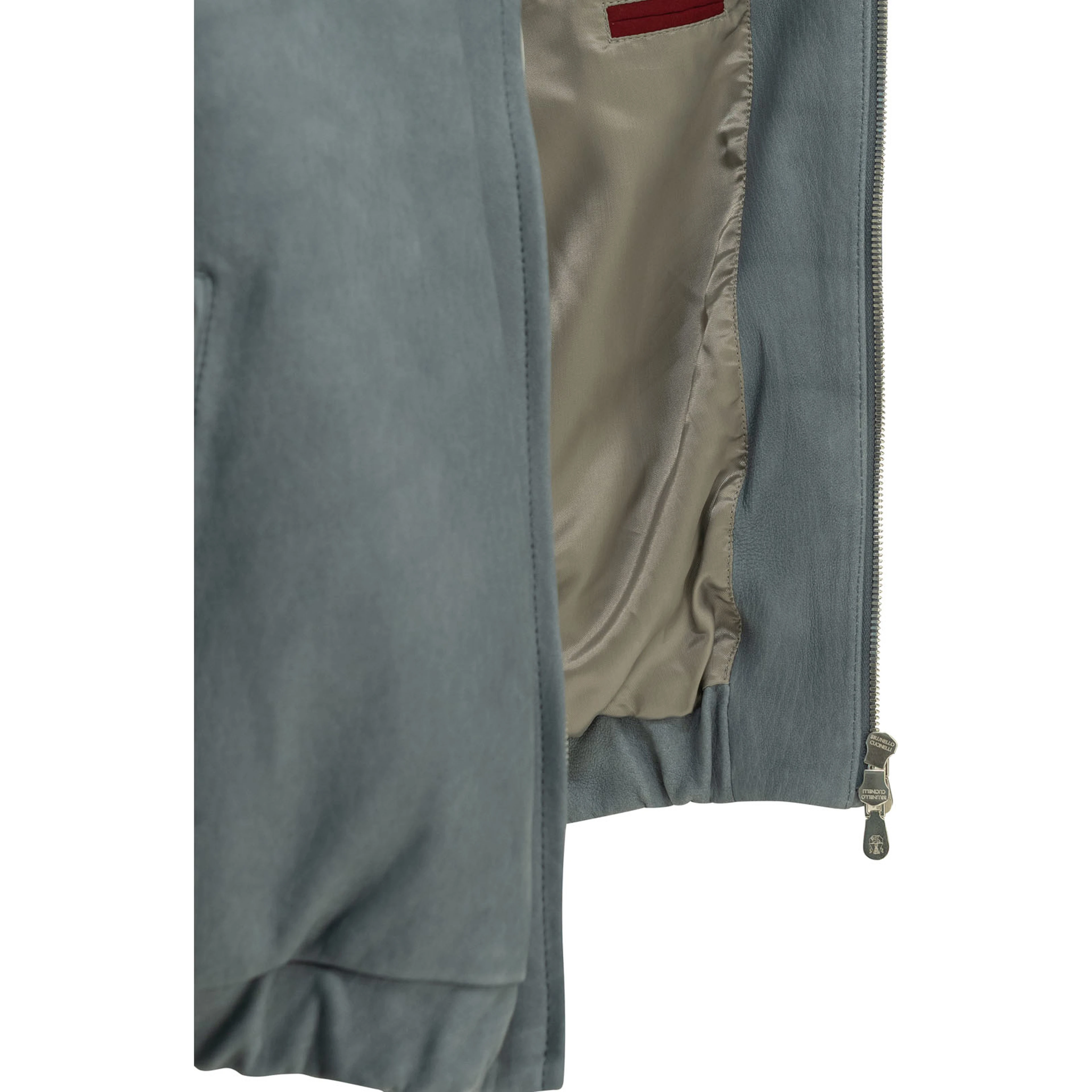 Nubuck leather jacket
