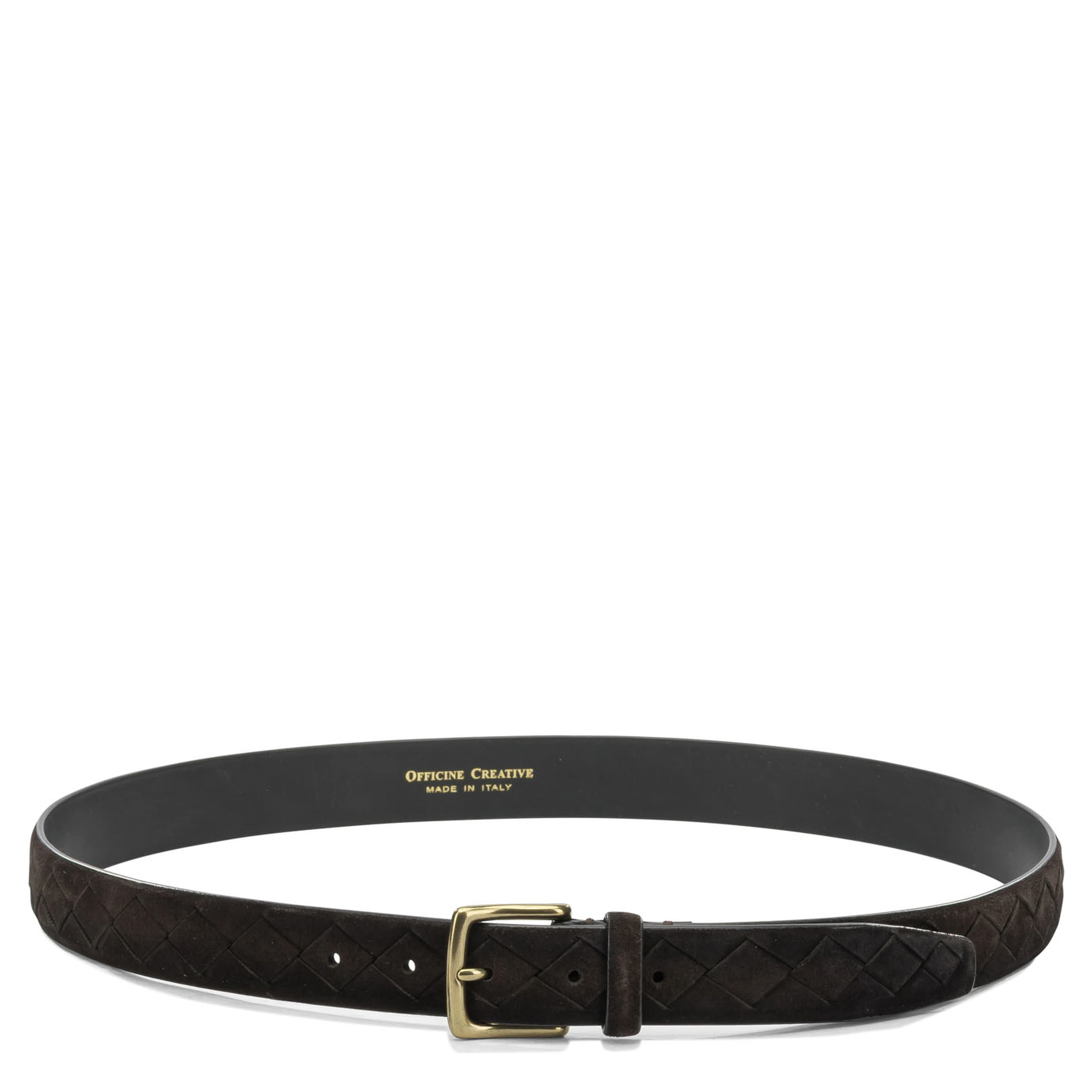 "OC Strip" Leather Belt