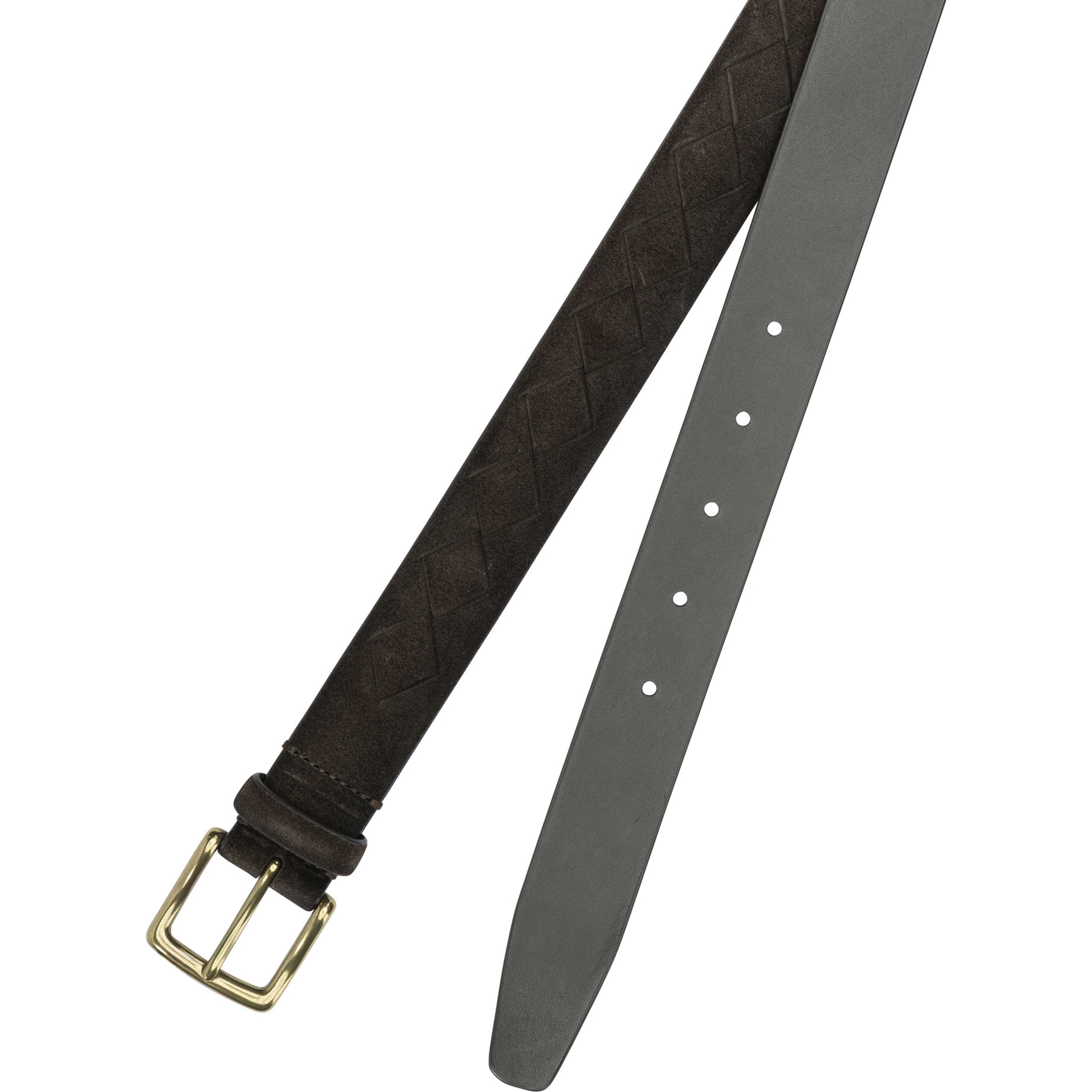 "OC Strip" Leather Belt