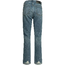 "Finley" Straight-Leg Jeans
