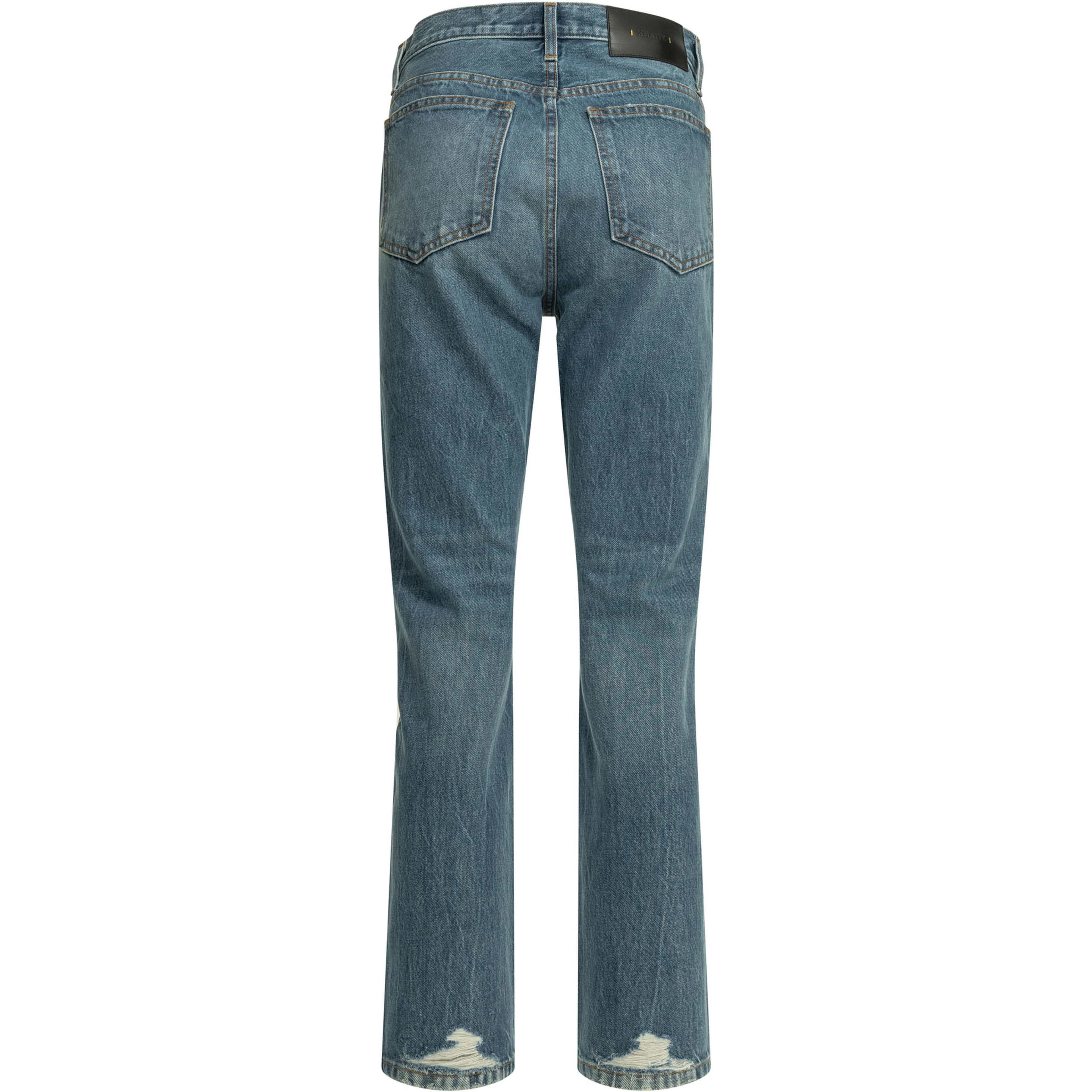 "Finley" Straight-Leg Jeans