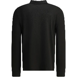 Half-zip polo shirt with logo