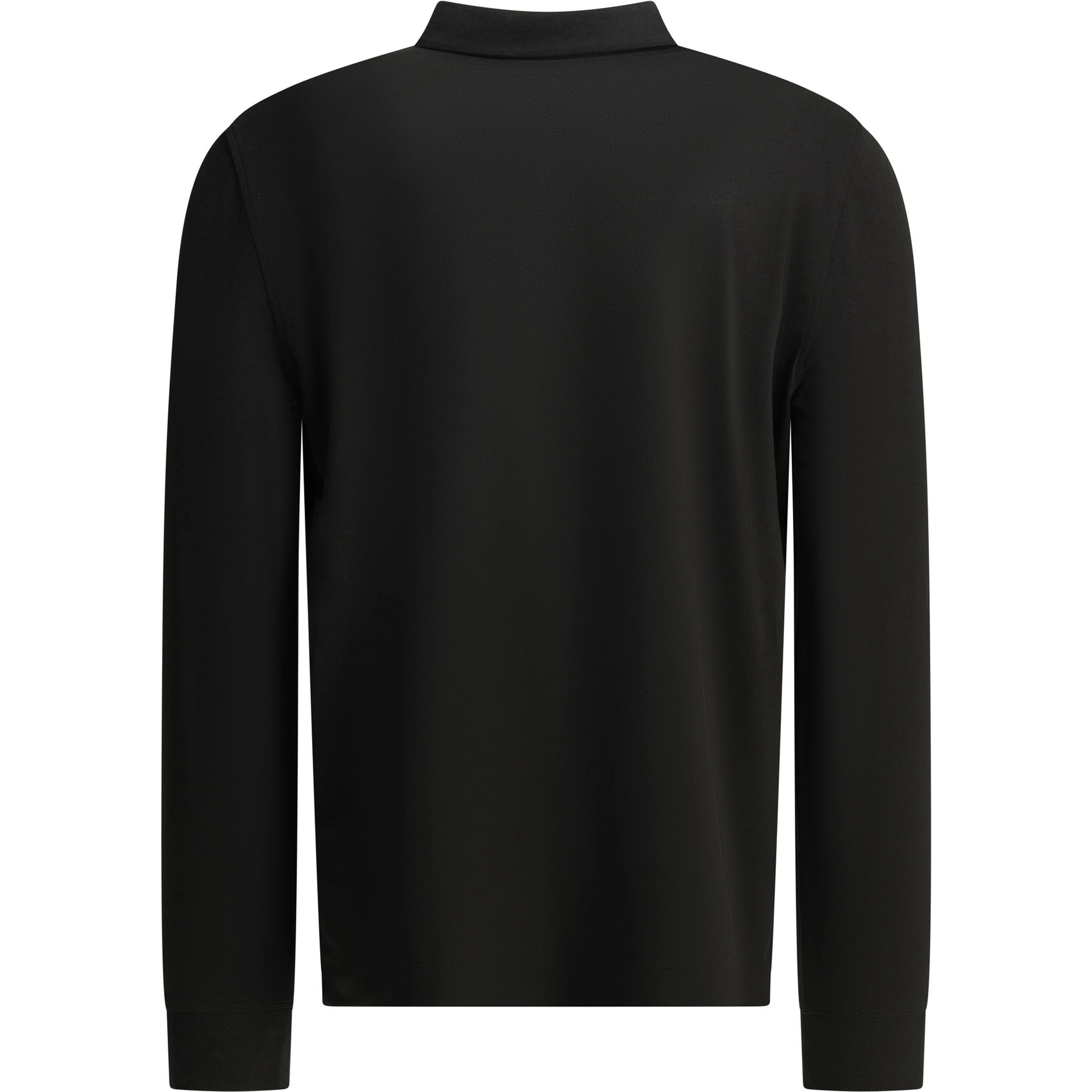 Half-zip polo shirt with logo