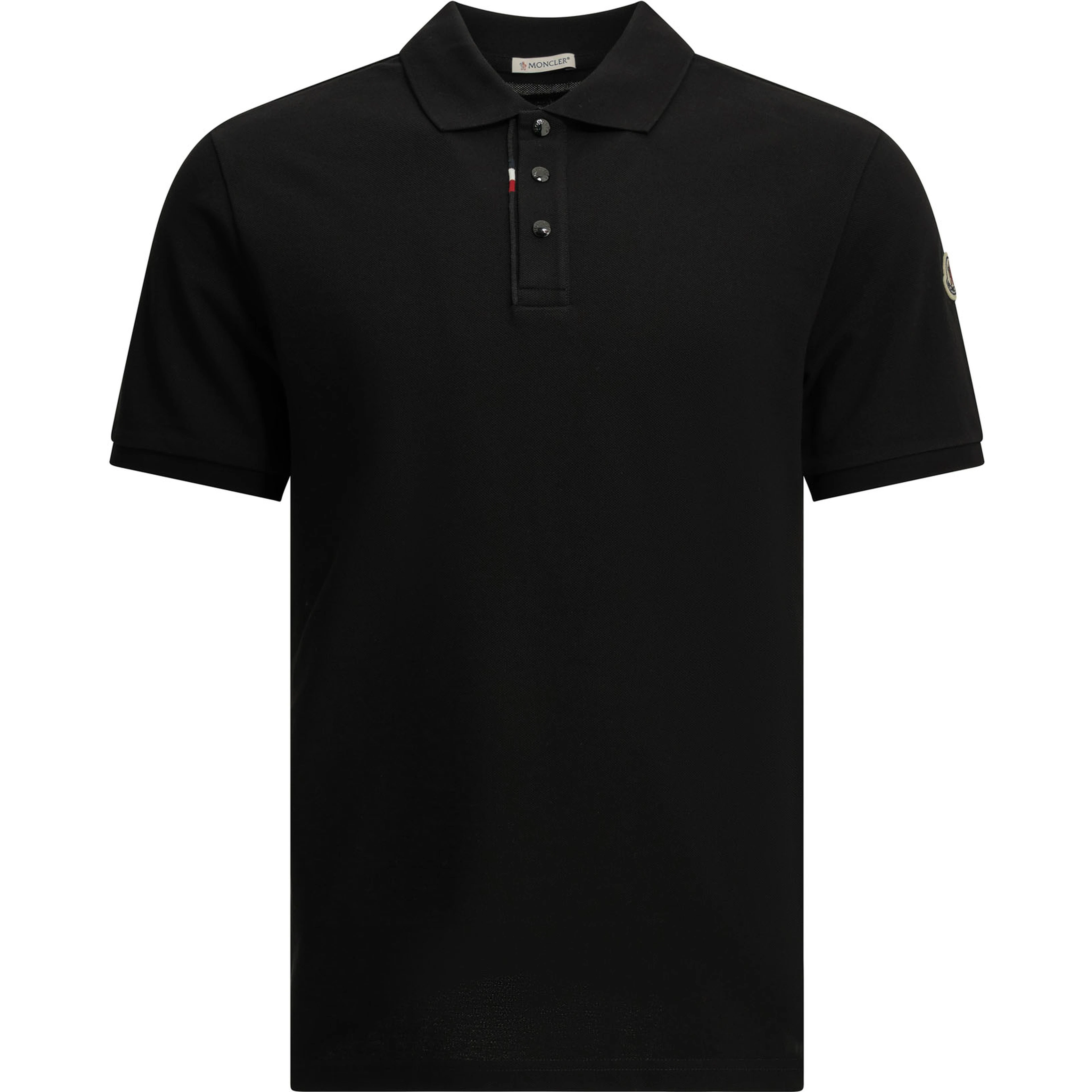 Button-down polo shirt with logo
