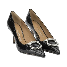 "Maxi Gancini 70MM" Pumps