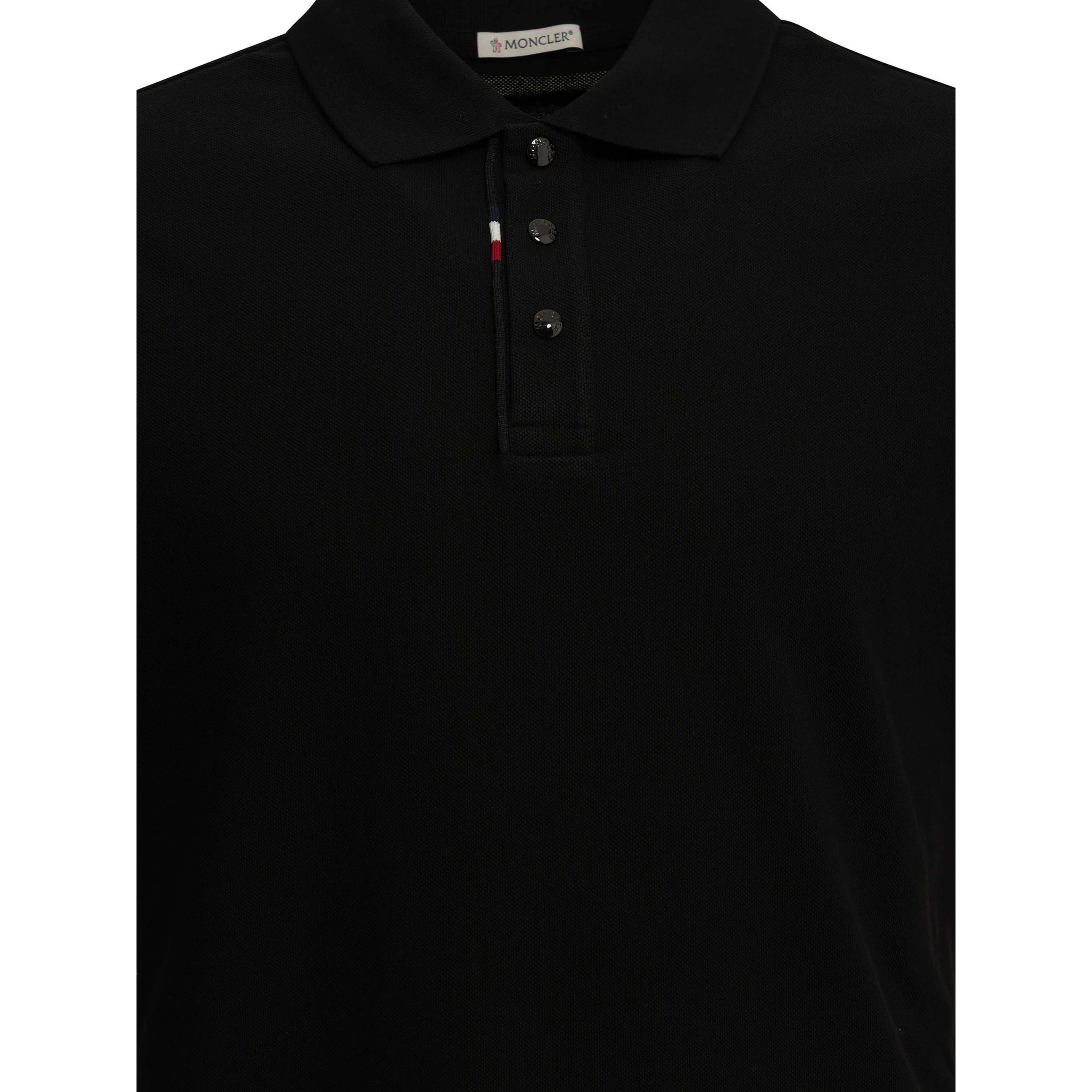 Button-down polo shirt with logo