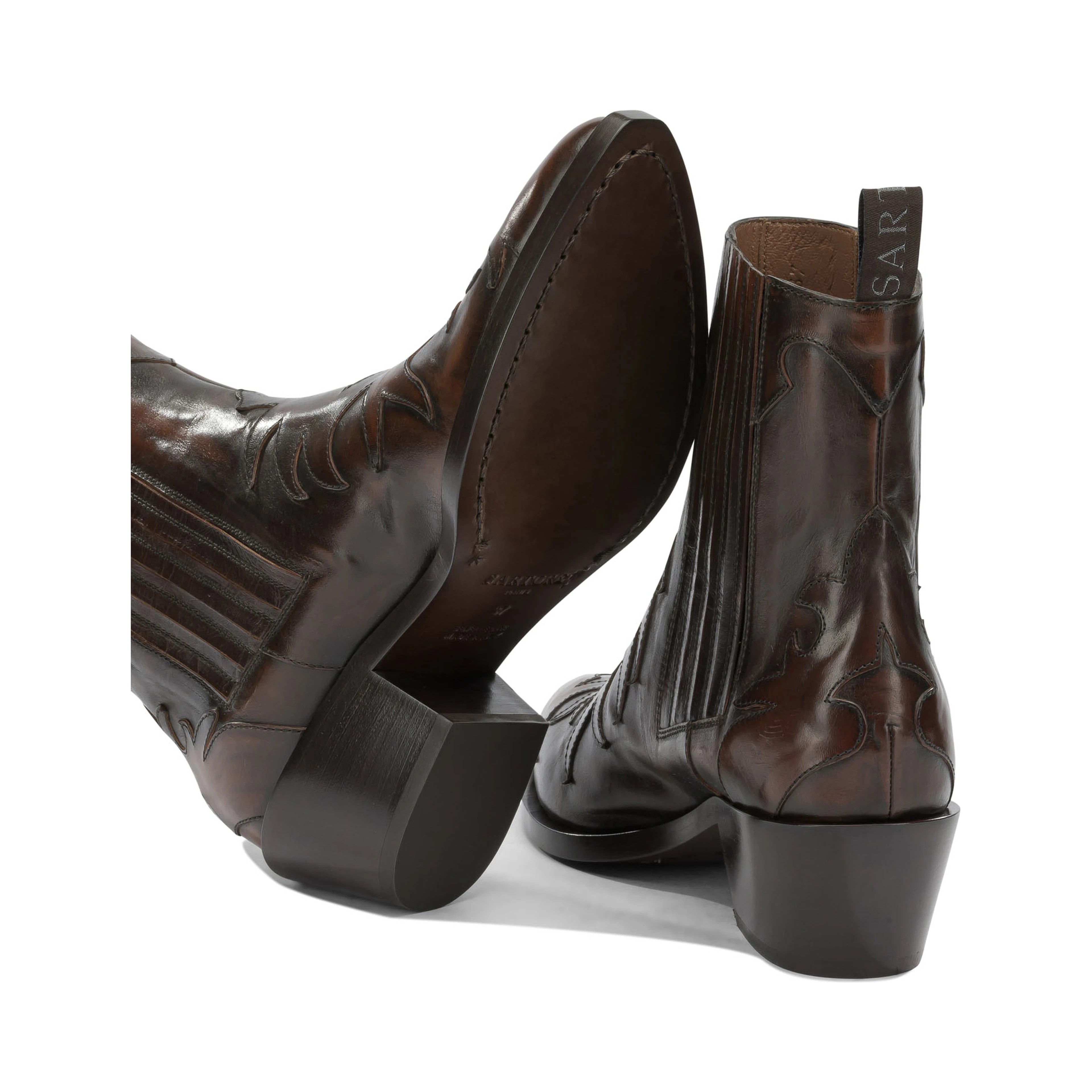 "Postiano 45 MM" Cowboy Ankle Boots