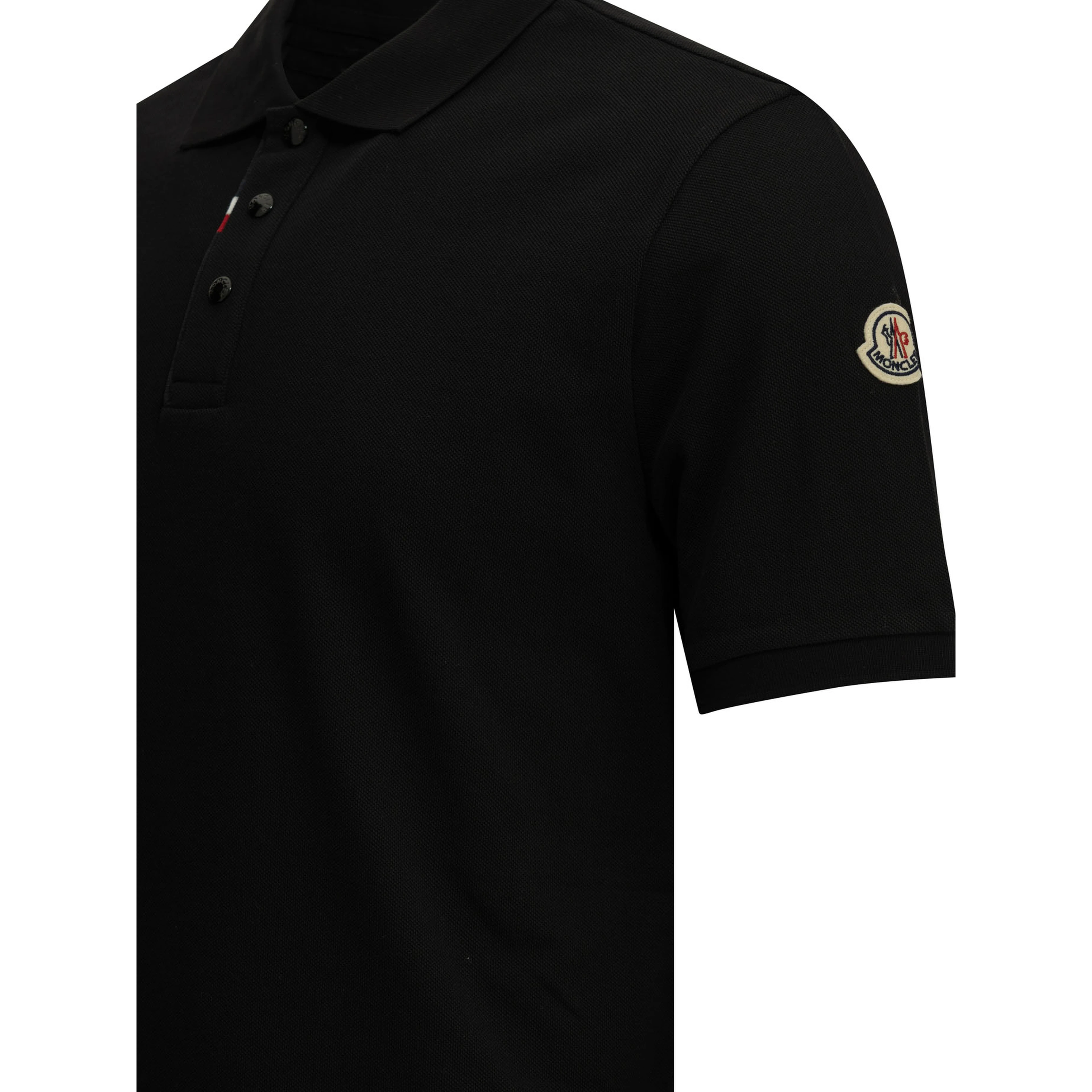 Button-down polo shirt with logo