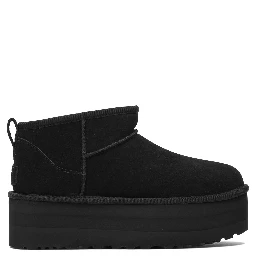 "Classic Ultra Mini Platform" Pull-On Ankle Boots