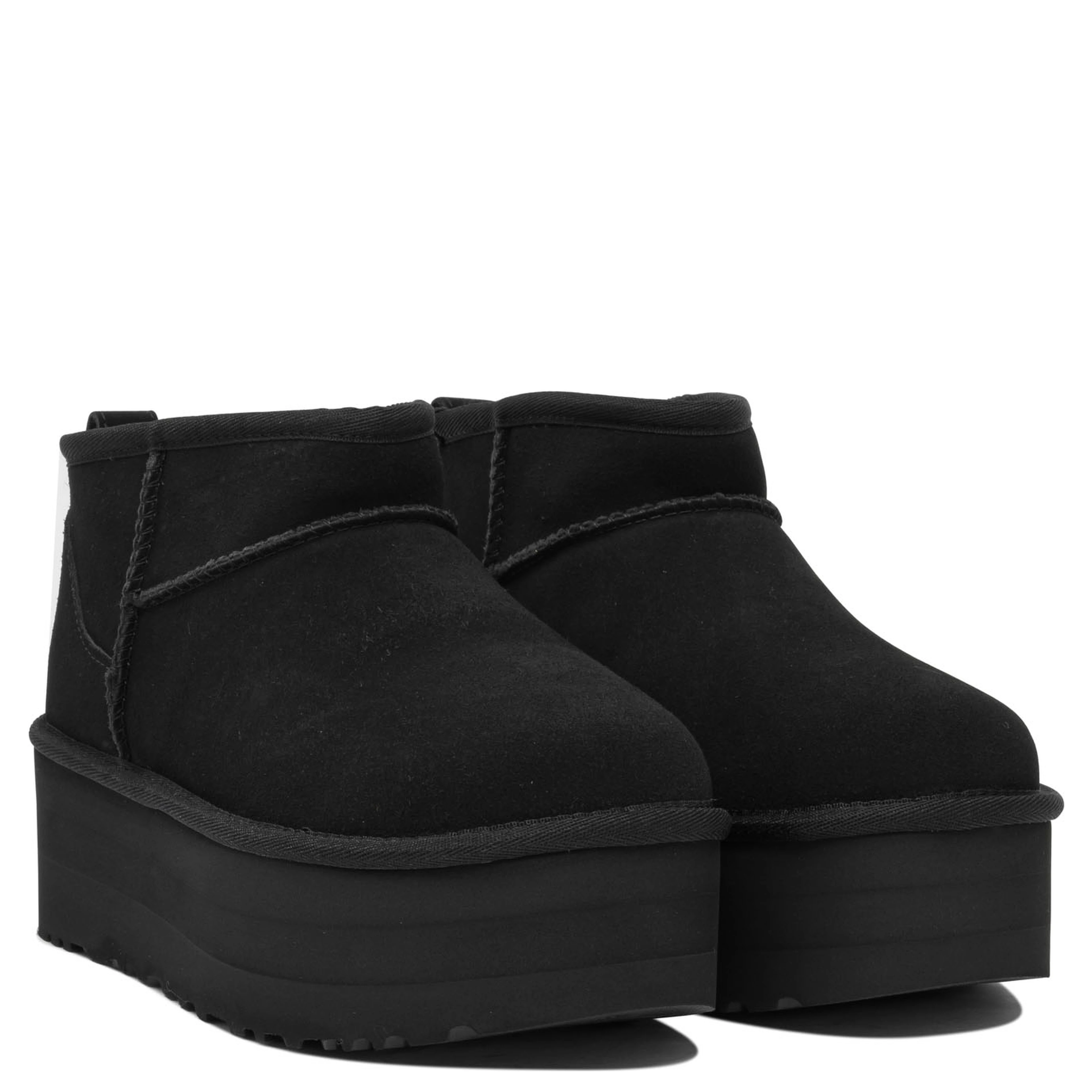 "Classic Ultra Mini Platform" Pull-On Ankle Boots