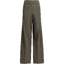 "Wrap" Wide-Leg Jeans