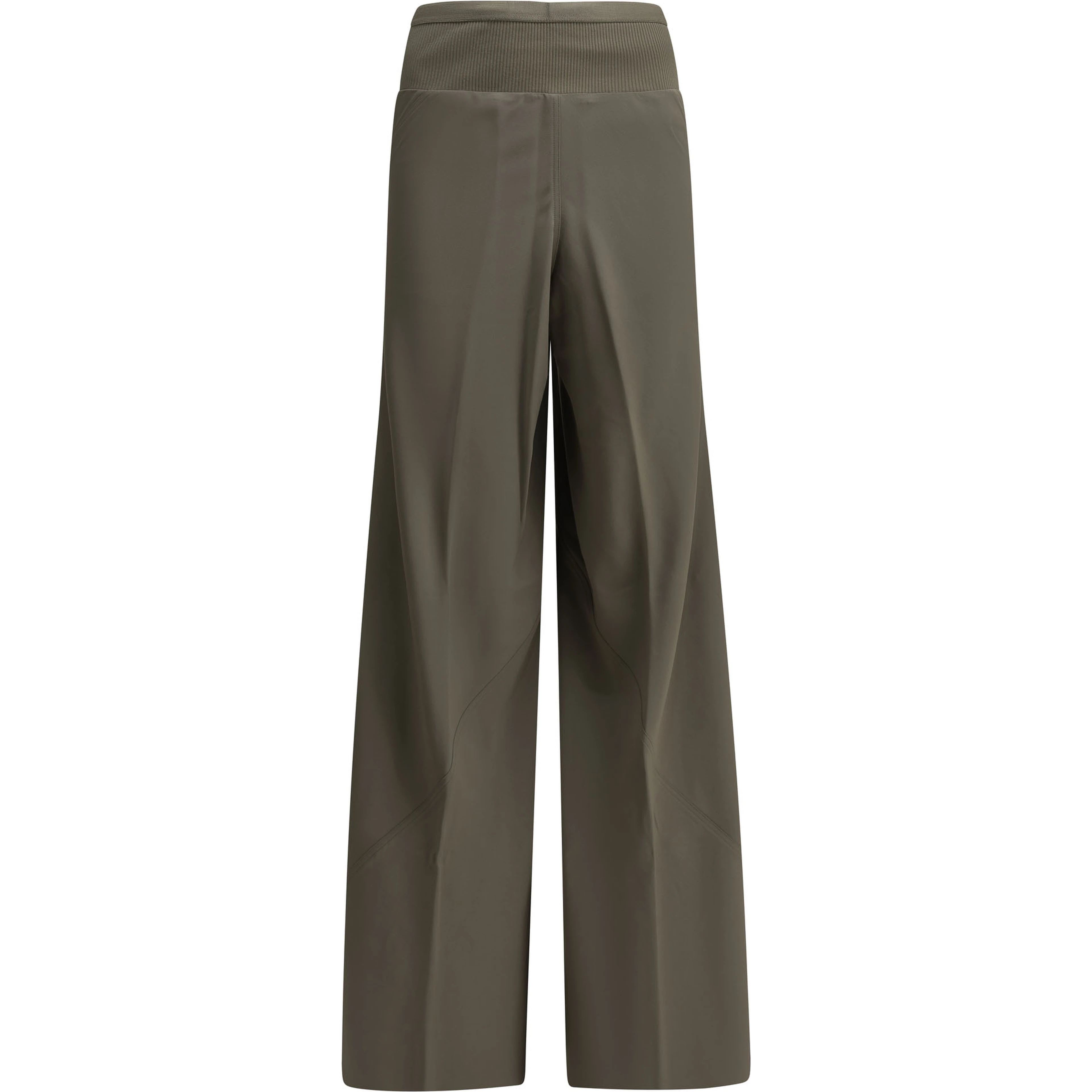 "Wrap" Wide-Leg Jeans