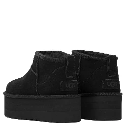 "Classic Ultra Mini Platform" Pull-On Ankle Boots