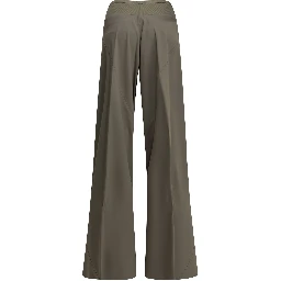 "Wrap" Wide-Leg Jeans